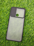 Real me 5 Matt Translucent Camera Slider Back cover