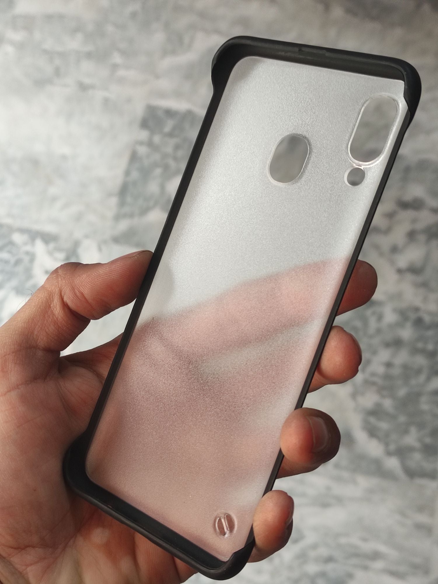 Samsung Galaxy A30 Matt Transparent Frameless Back Cover