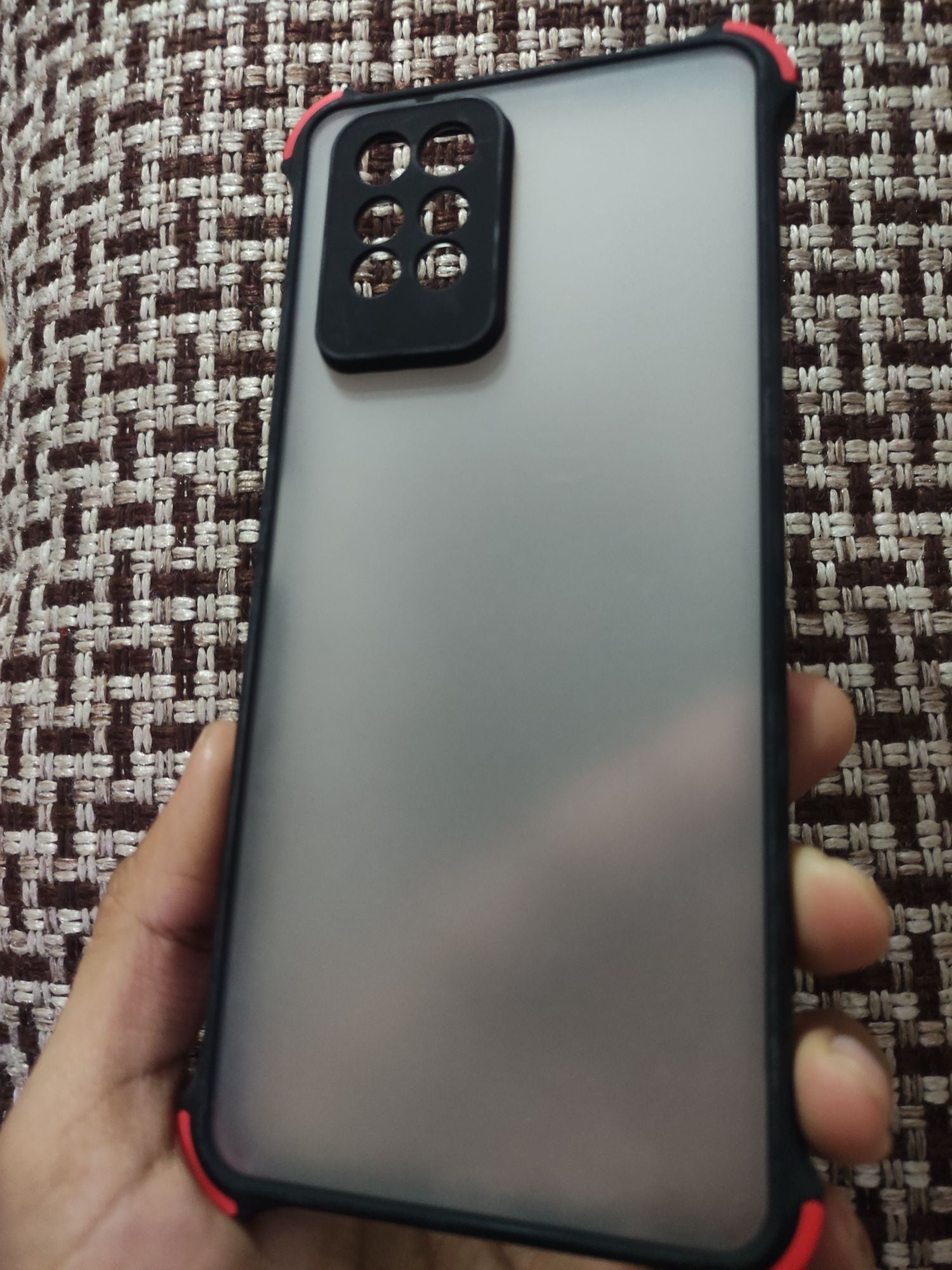 Infinix Note10 Pro Matt Camera Protection Colour button back cover