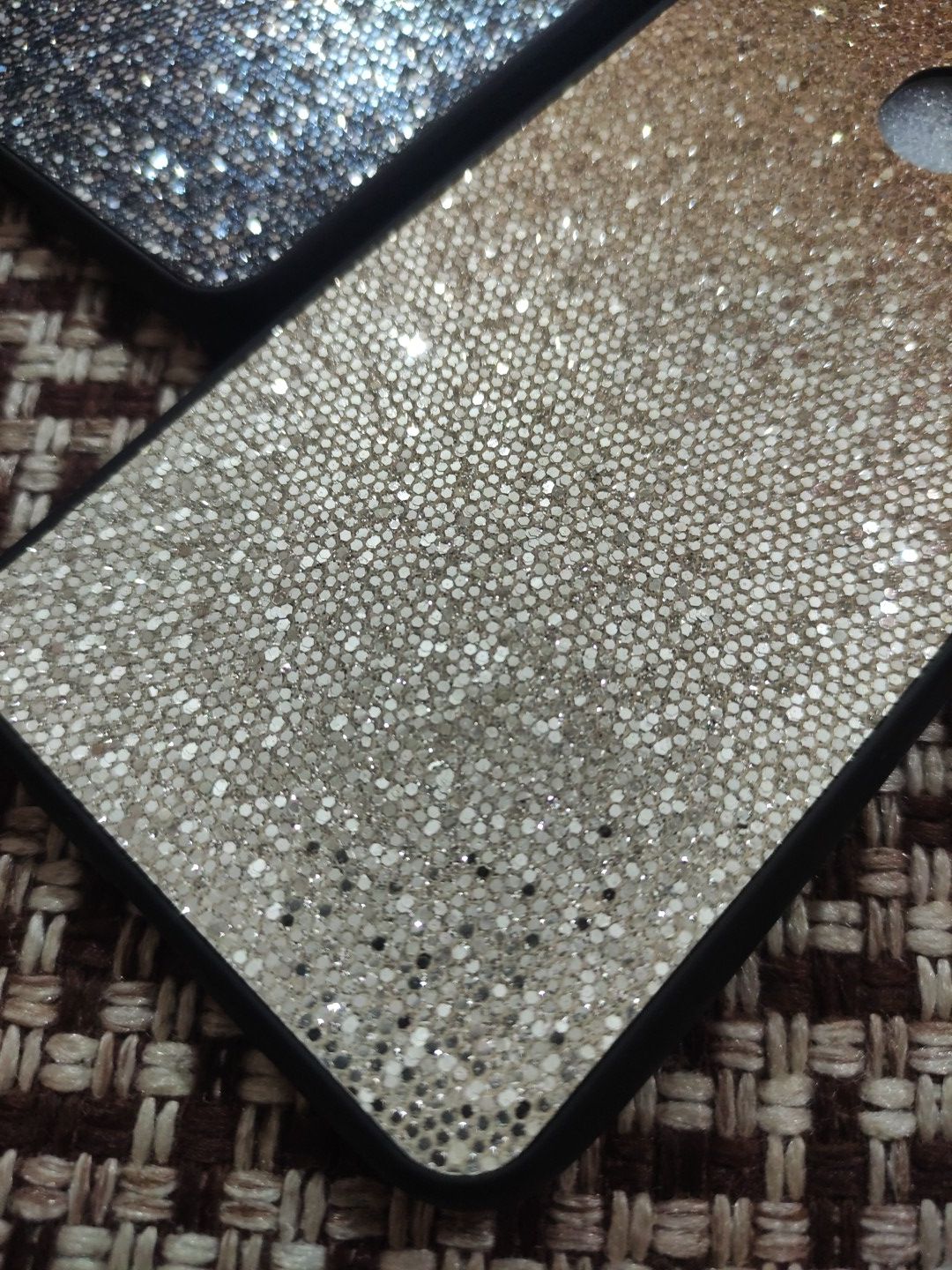Oppo F9 Fancy Soft Silicone Glitter Back cover