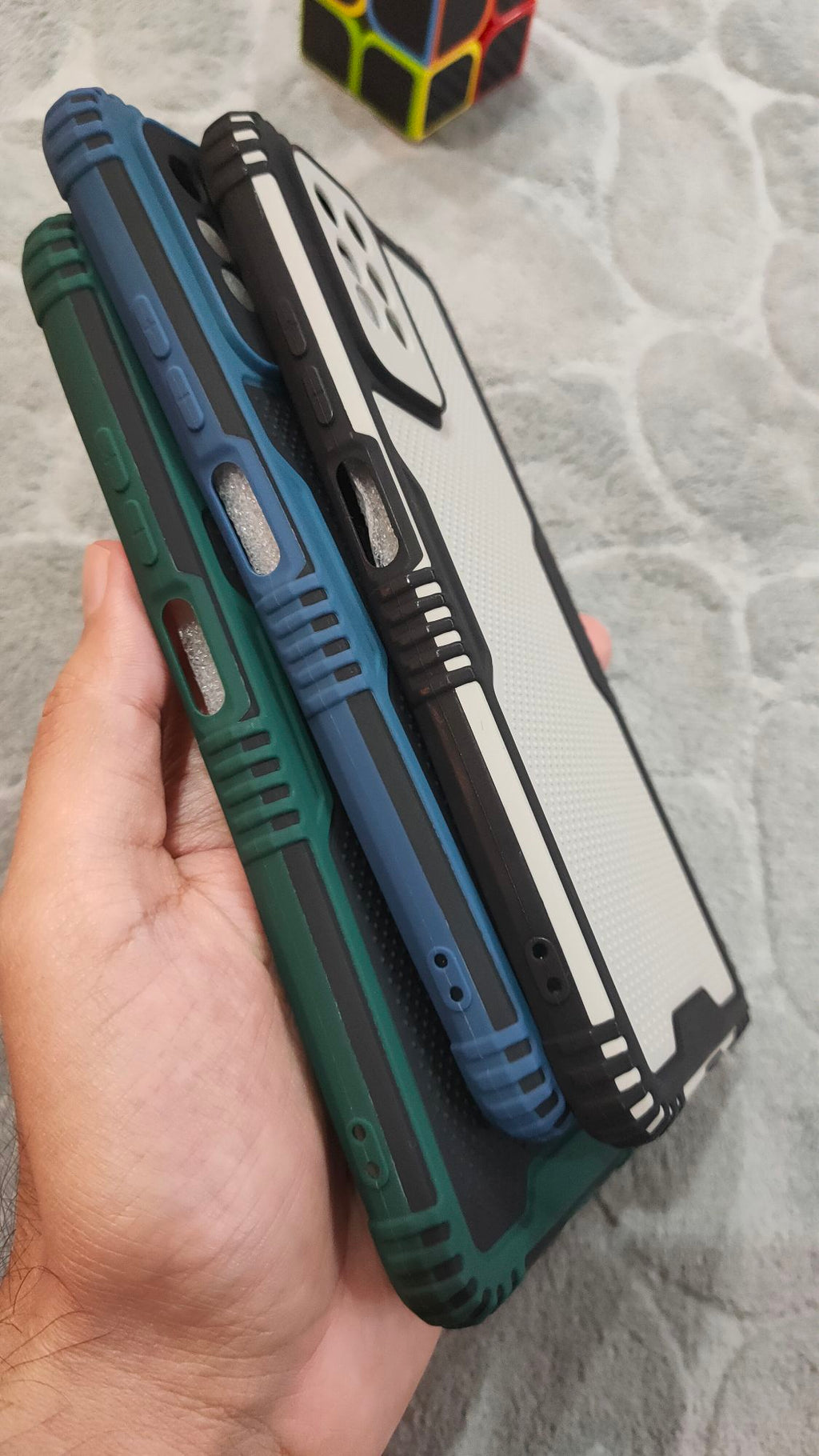 Infinix Note 10 Pro Shockproof Anti Skid Back Case