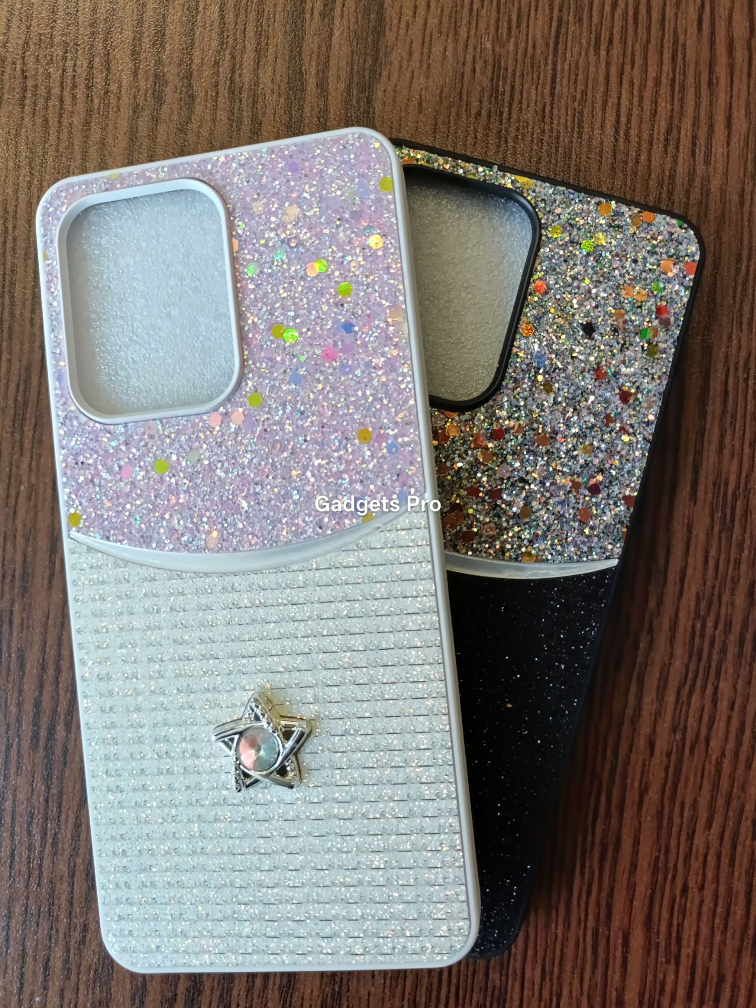 Oppo Reno 13F Fancy Soft Silicone Glitter Star Back Cover