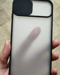 iPhone 7Plus Matt Translucent Camera Slider Back cover