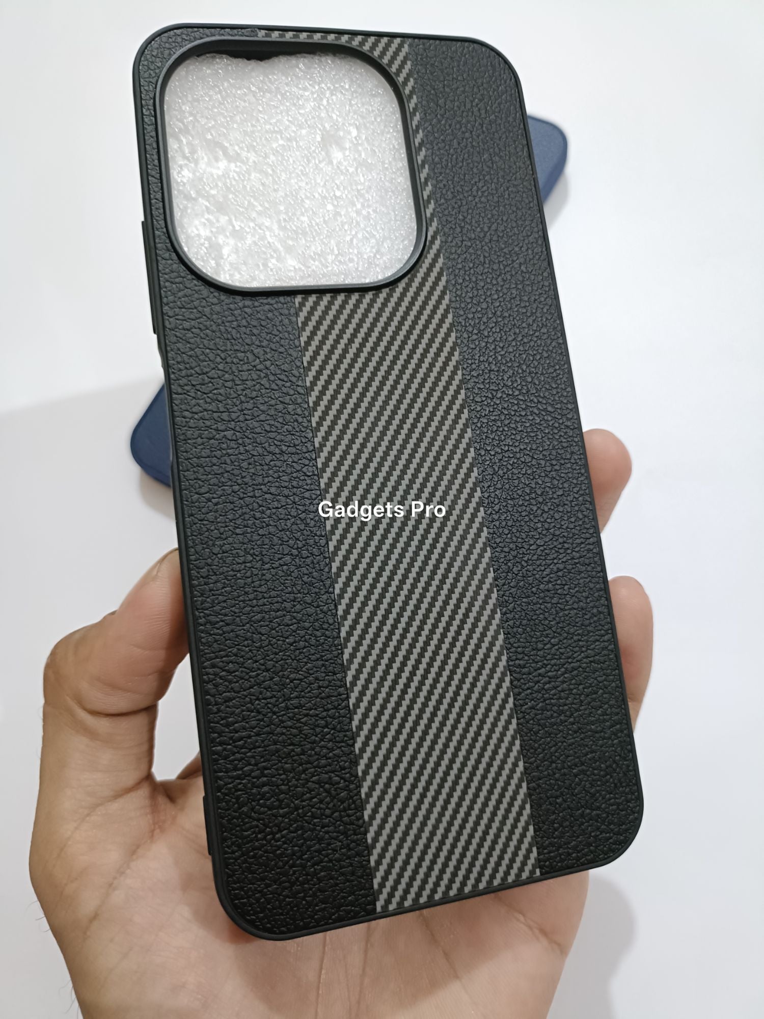 Itel A80 PU Carbon Fiber Design Back Cover