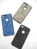 iPhone 7 Plus Soft Silicone Deer Fabric Back Cover