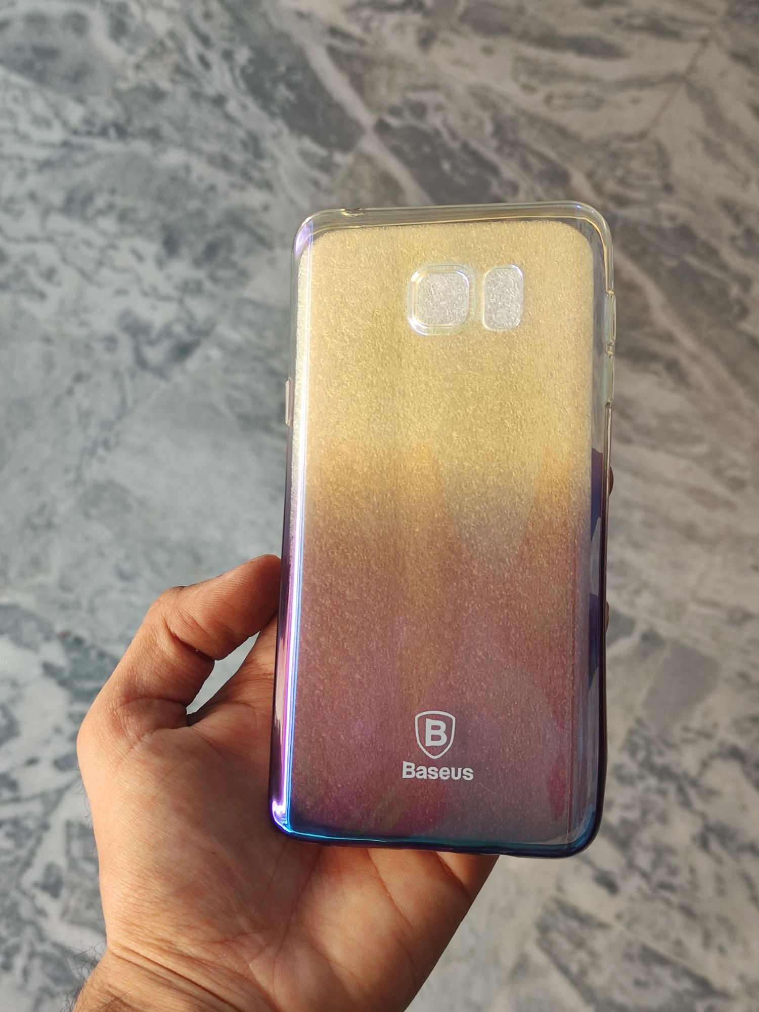 Samsung Galaxy Note 5 Soft TPU Transparent Gradient Colour Back Cover