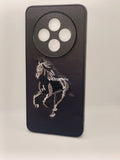 Oppo Reno 12F PU Premium Quality Embroidery Polo Design Back cover