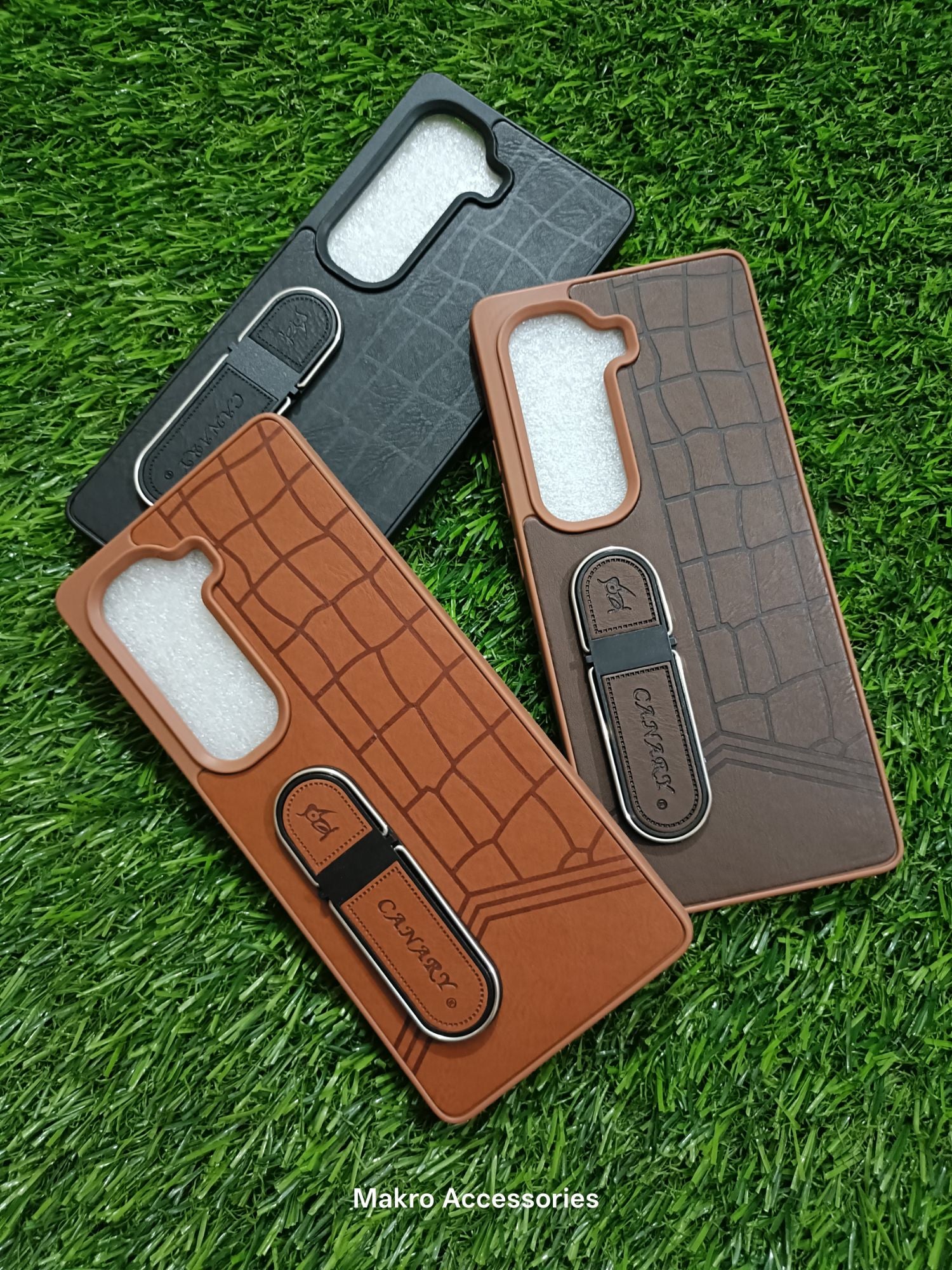 Infinix Hot 50 Pro Plus Soft Silicone Leather Design Dual Kickstand Back Cover