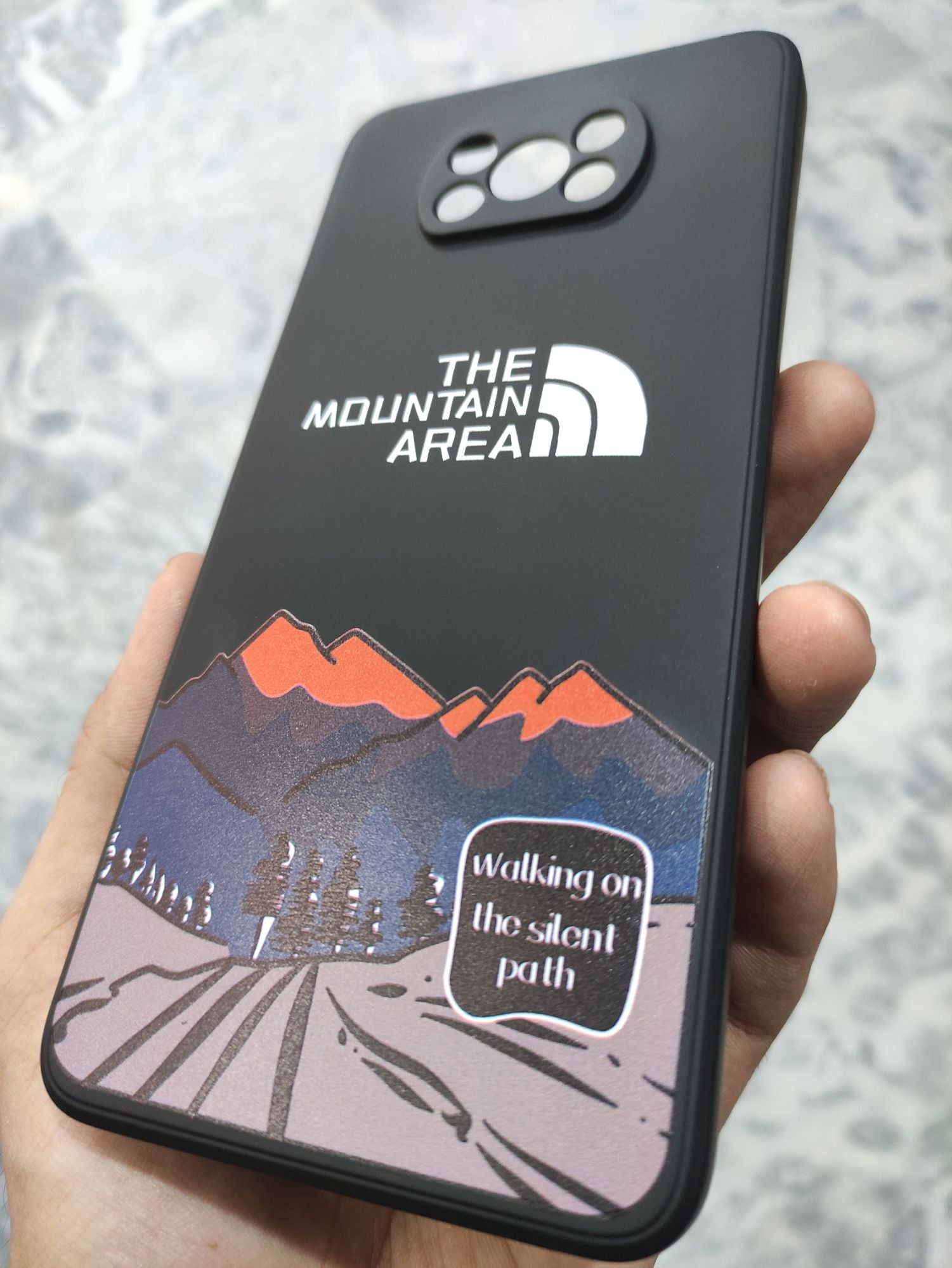 Xiaomi Poco X3/X3 Pro Soft Liquid silicone Printed Back Cover