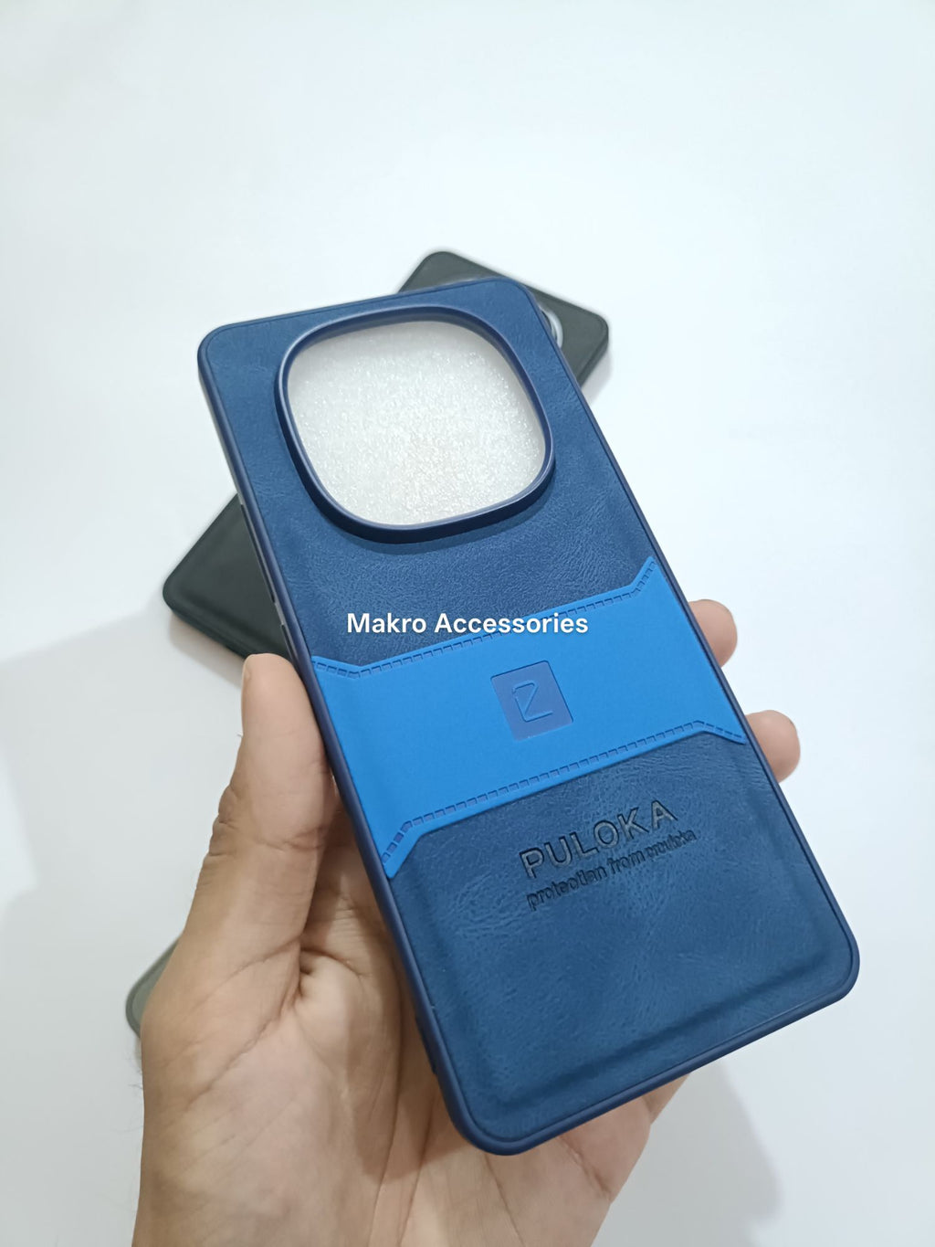 Redmi Note 14 Pro Plus PU Leather Design Puloka Back Cover