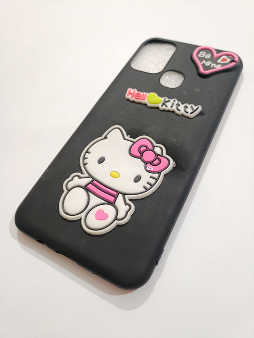 Infinix Hot 10 Play Fancy Soft Silicone Kitty Back cover