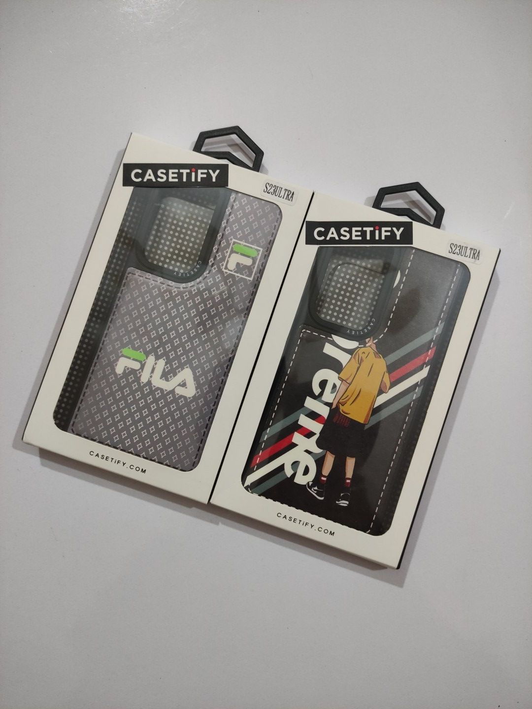Samsung Galaxy S23 Ultra Soft Silicone CASETIFY Printed Back Cover