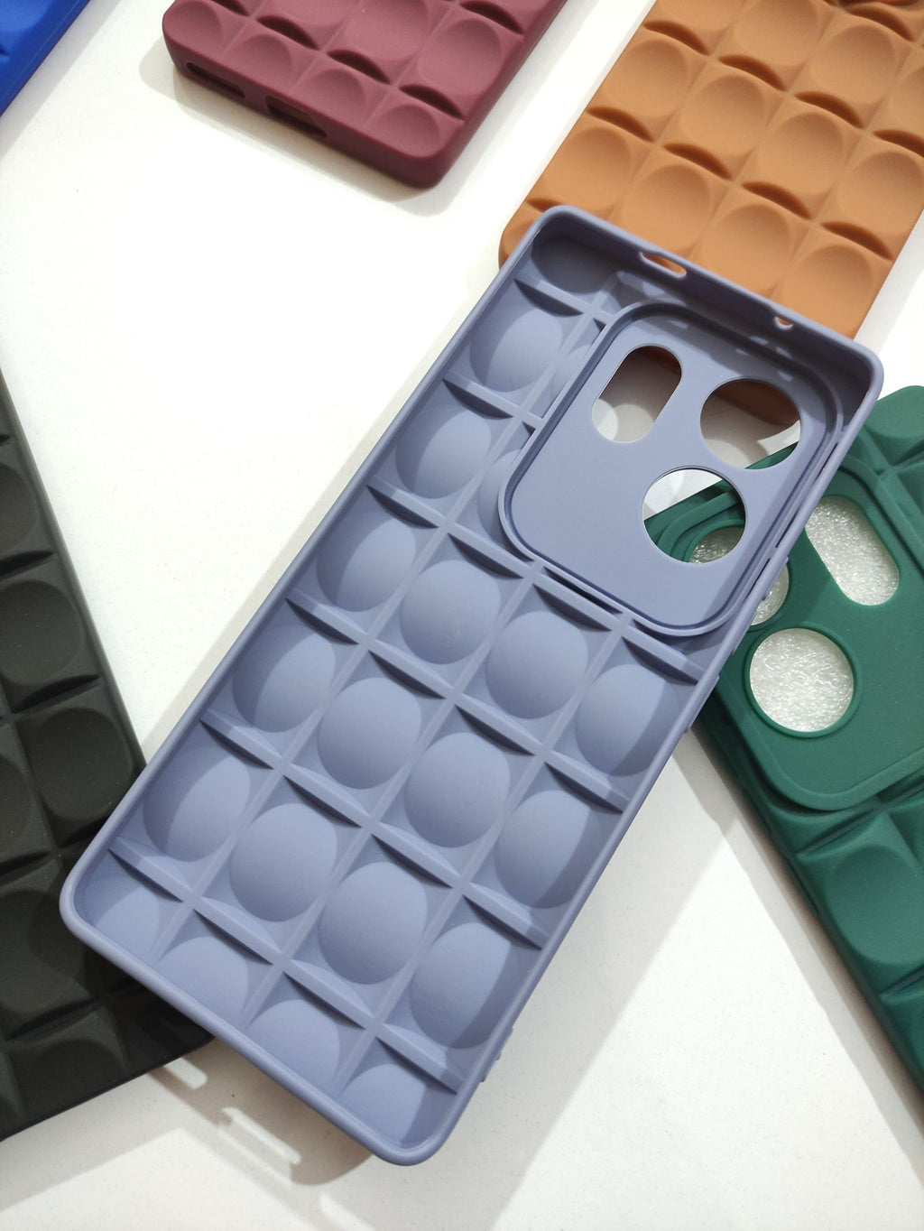 Infinix Zero 30 4G Soft Silicone Puffer Protection Back Cover
