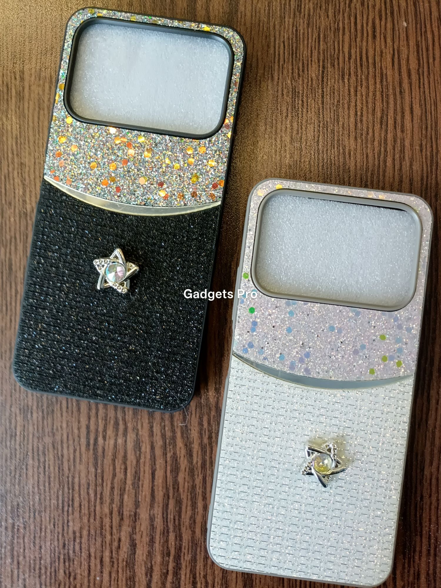 Tecno Spark 40 Fancy Soft Silicone Glitter Star Back Cover