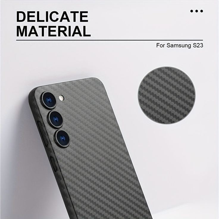 Samsung S23 Carbon Fiber Full Body Skin Wrap