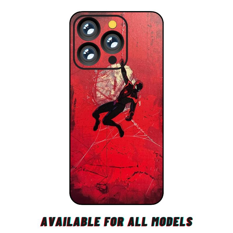 iPhone 16 Pro Premium Quality 3D Emboss Spiderman Full Skin Wrap