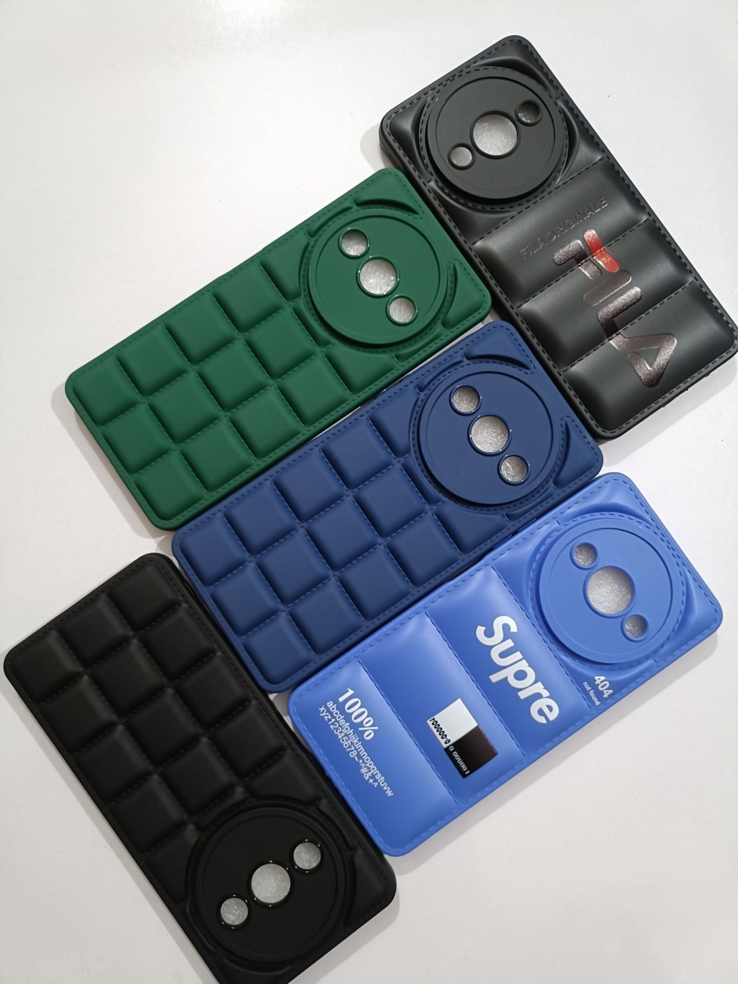 Redmi A3 Soft Silicone Puffer Back Cover