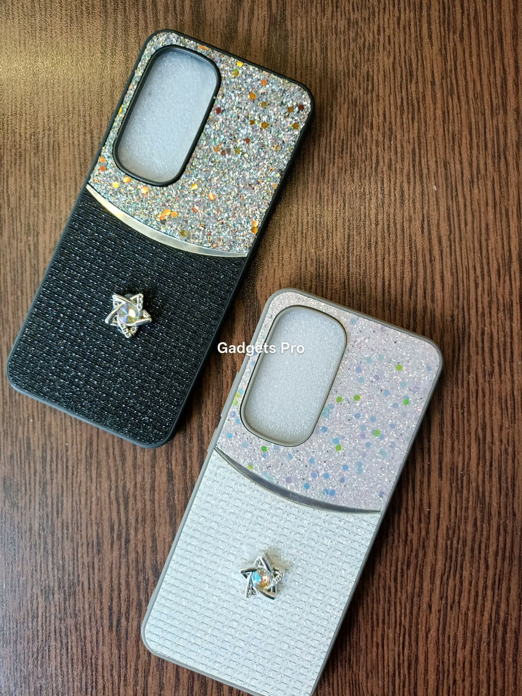 Tecno Spark 40 Pro Fancy Soft Silicone Glitter Star Back Cover