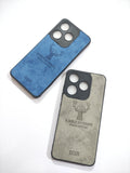 Tecno Spark 10C Soft Silicone Deer Fabric Back Cover