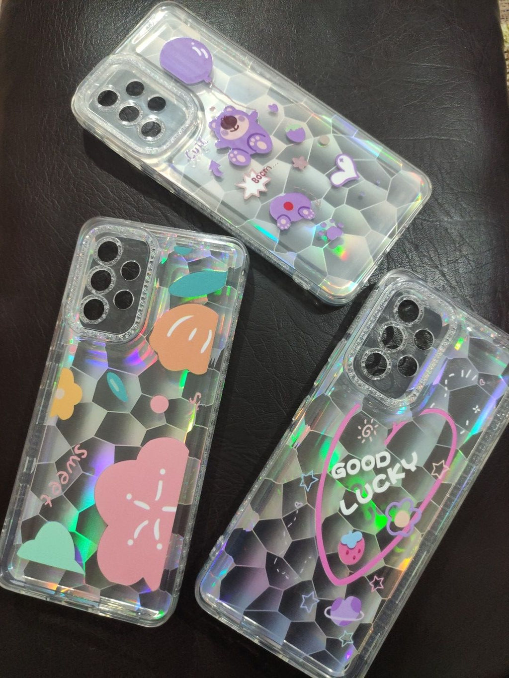 Samsung Galaxy A53 5G Fancy Soft TPU Transparent Random Design Back Cover