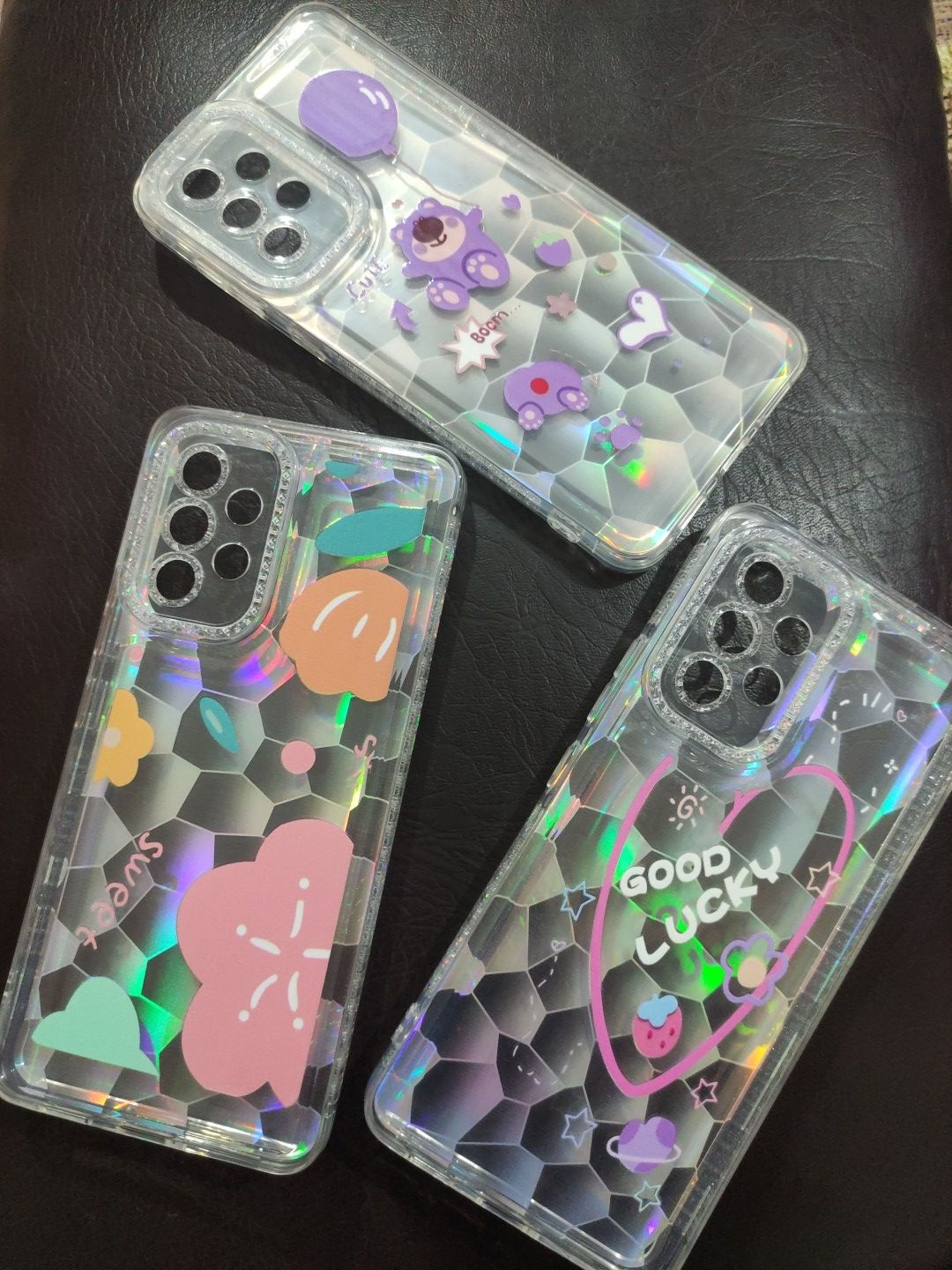 Samsung Galaxy A53 5G Fancy Soft TPU Transparent Random Design Back Cover