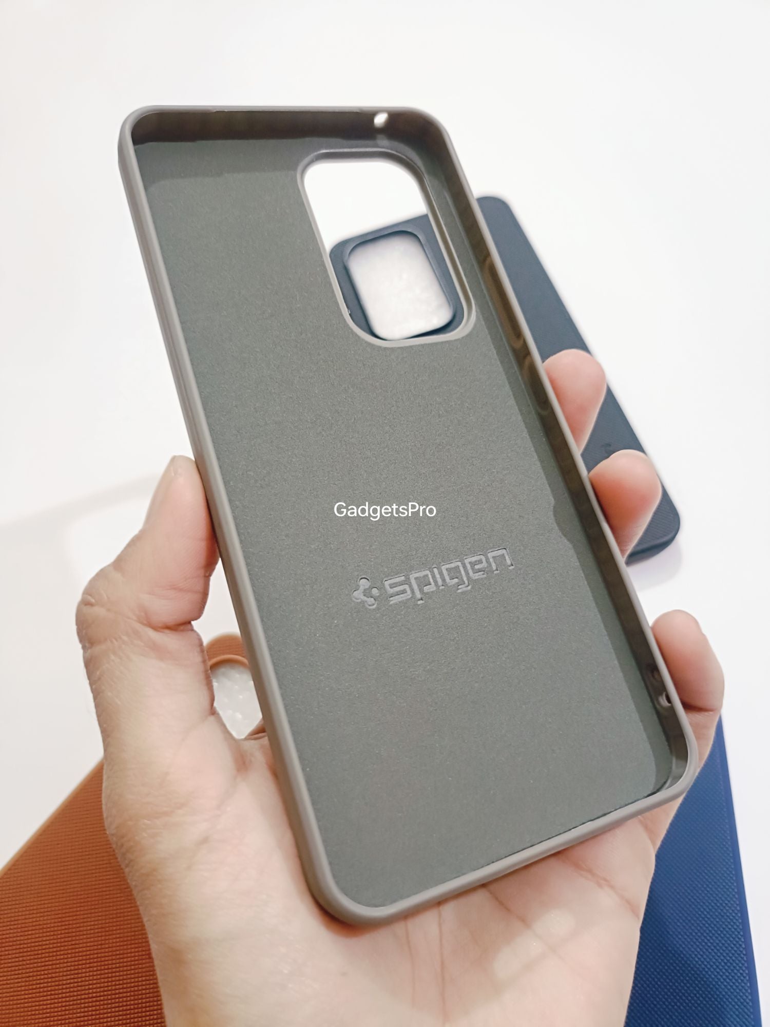 Vivo Y100 Premium Quality PU Spigen Leather Tecture Back cover