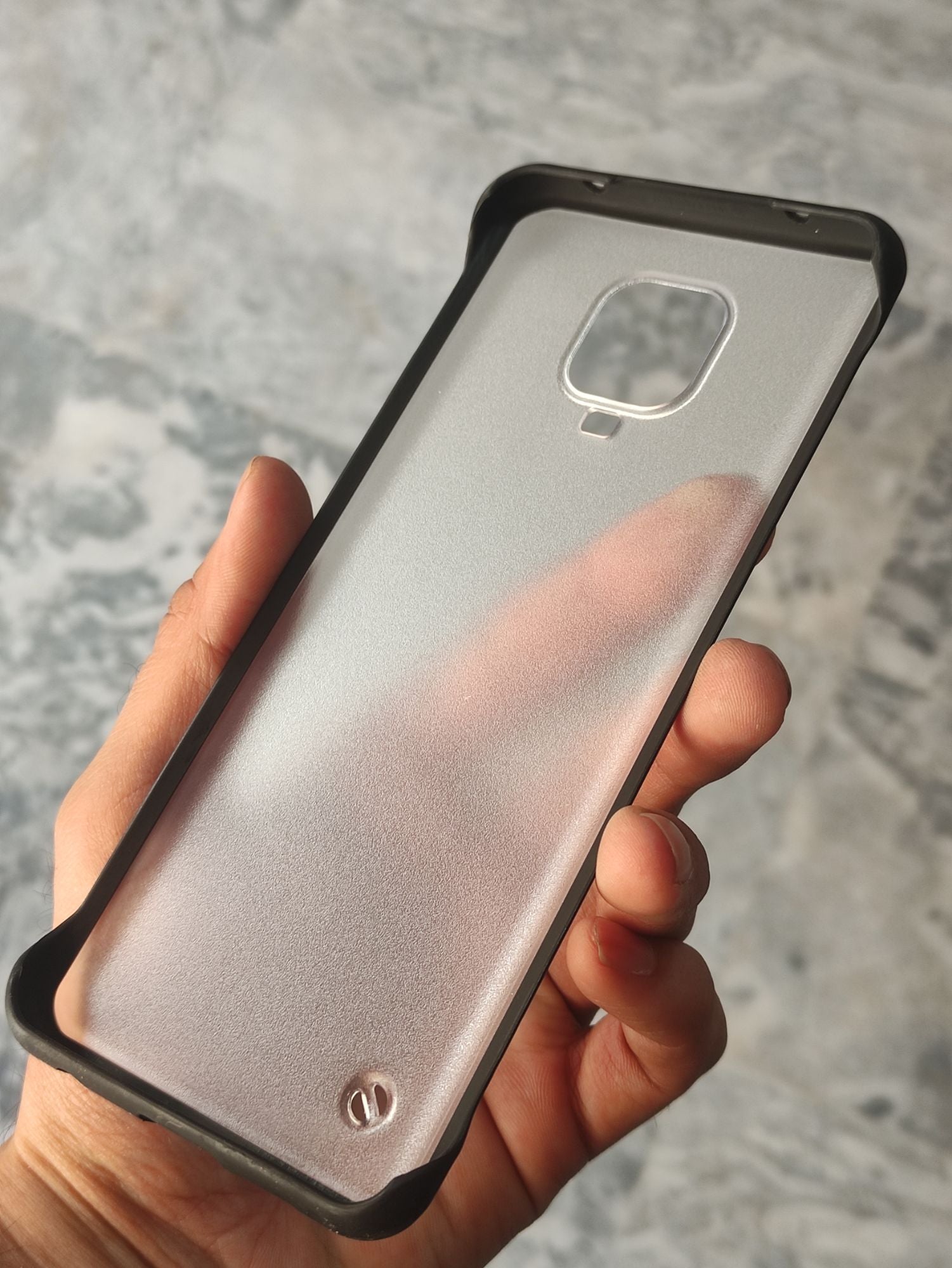 Xiaomi Redmi Note 9 Pro Transparent Matt Frameless Back Cover