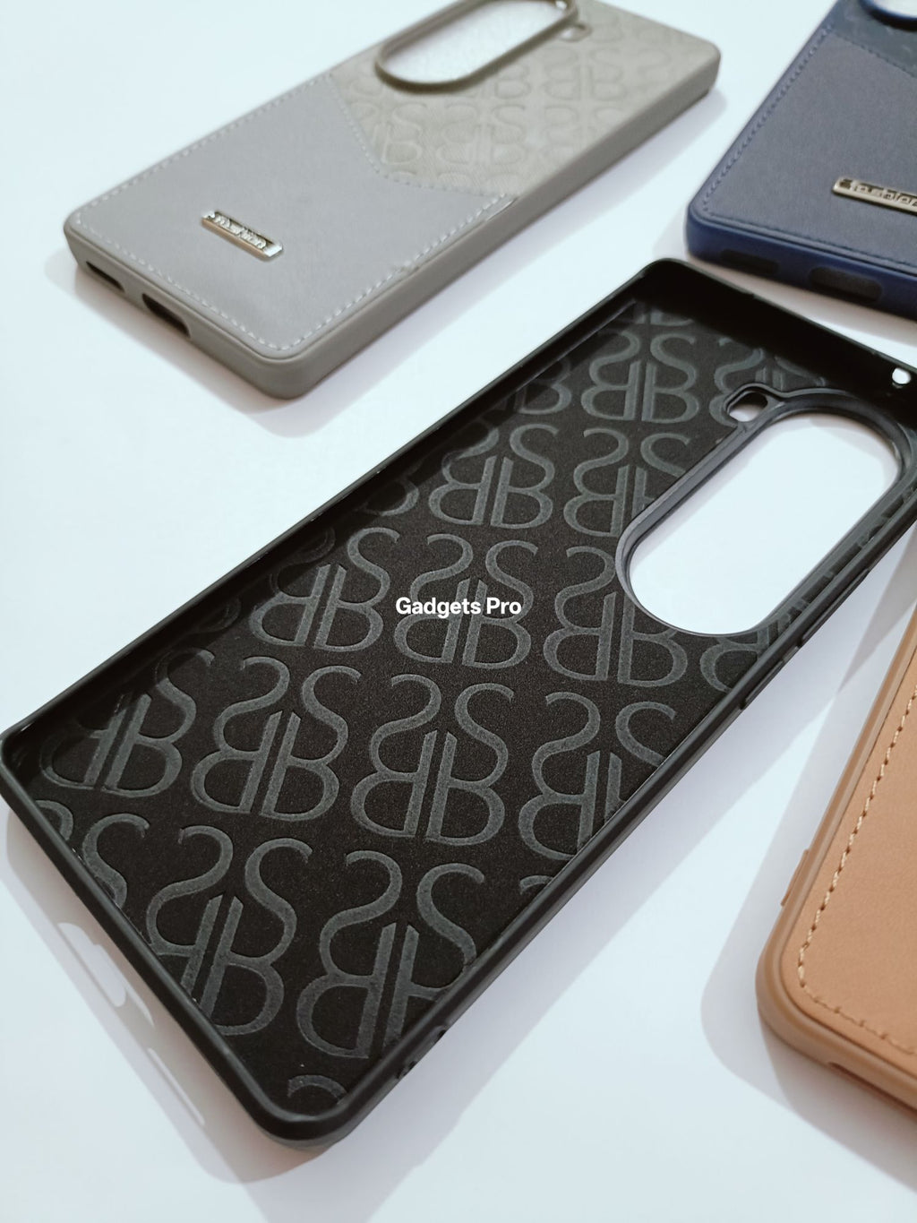 Vivo V40E Soft Silicone Premium Quality PU Cover with Back Pocket
