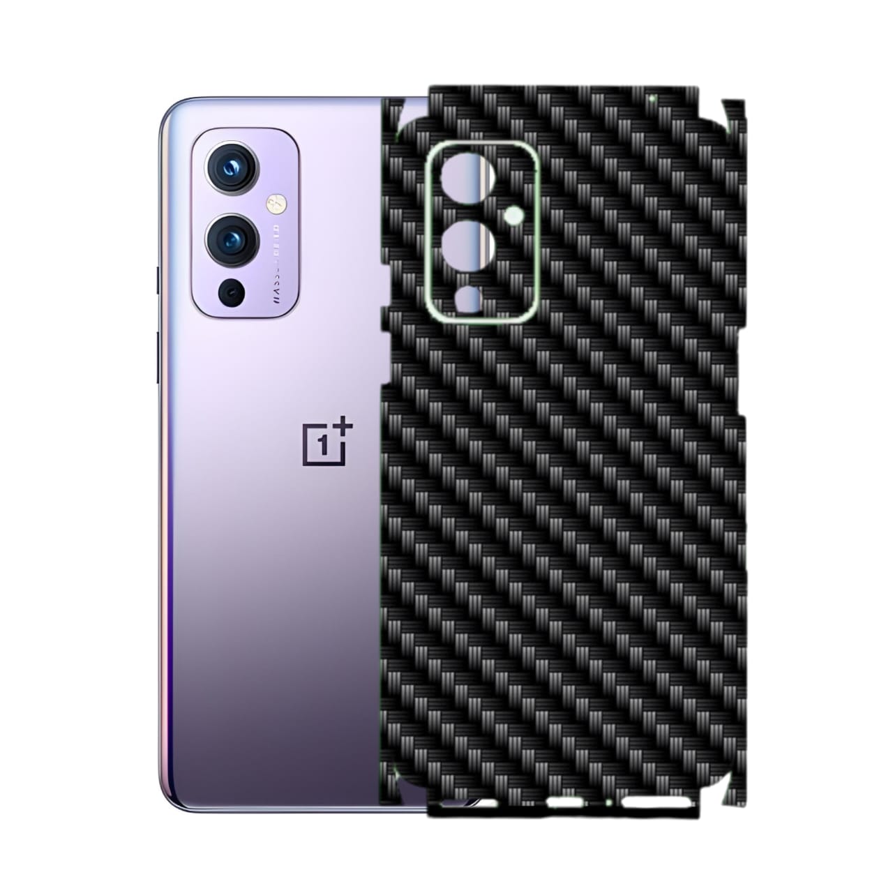 OnePlus 9 Carbon Fiber Texture Full Body Skin Wrap