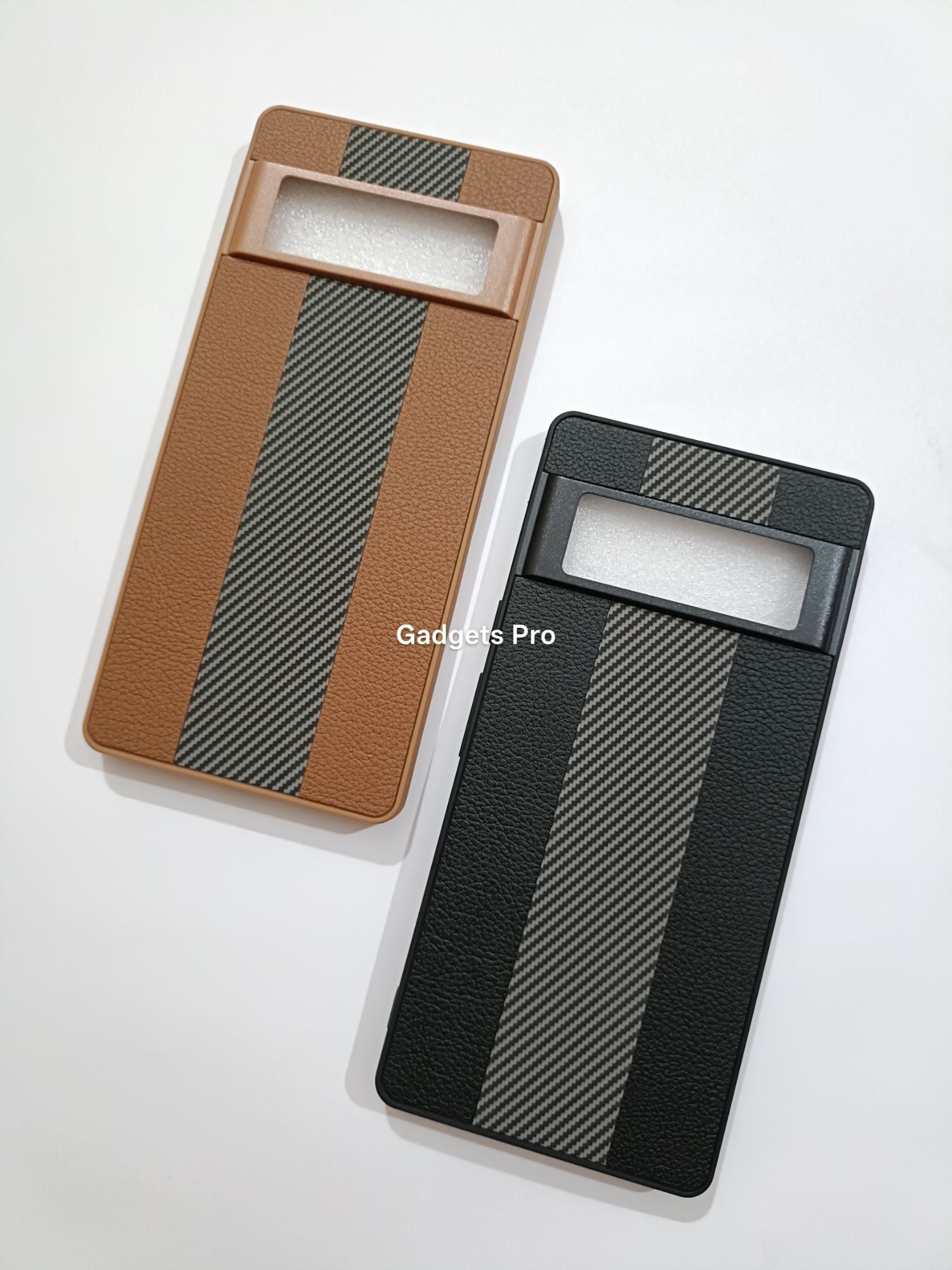 Google Pixel 6 PU Carbon Fiber Design Back Cover