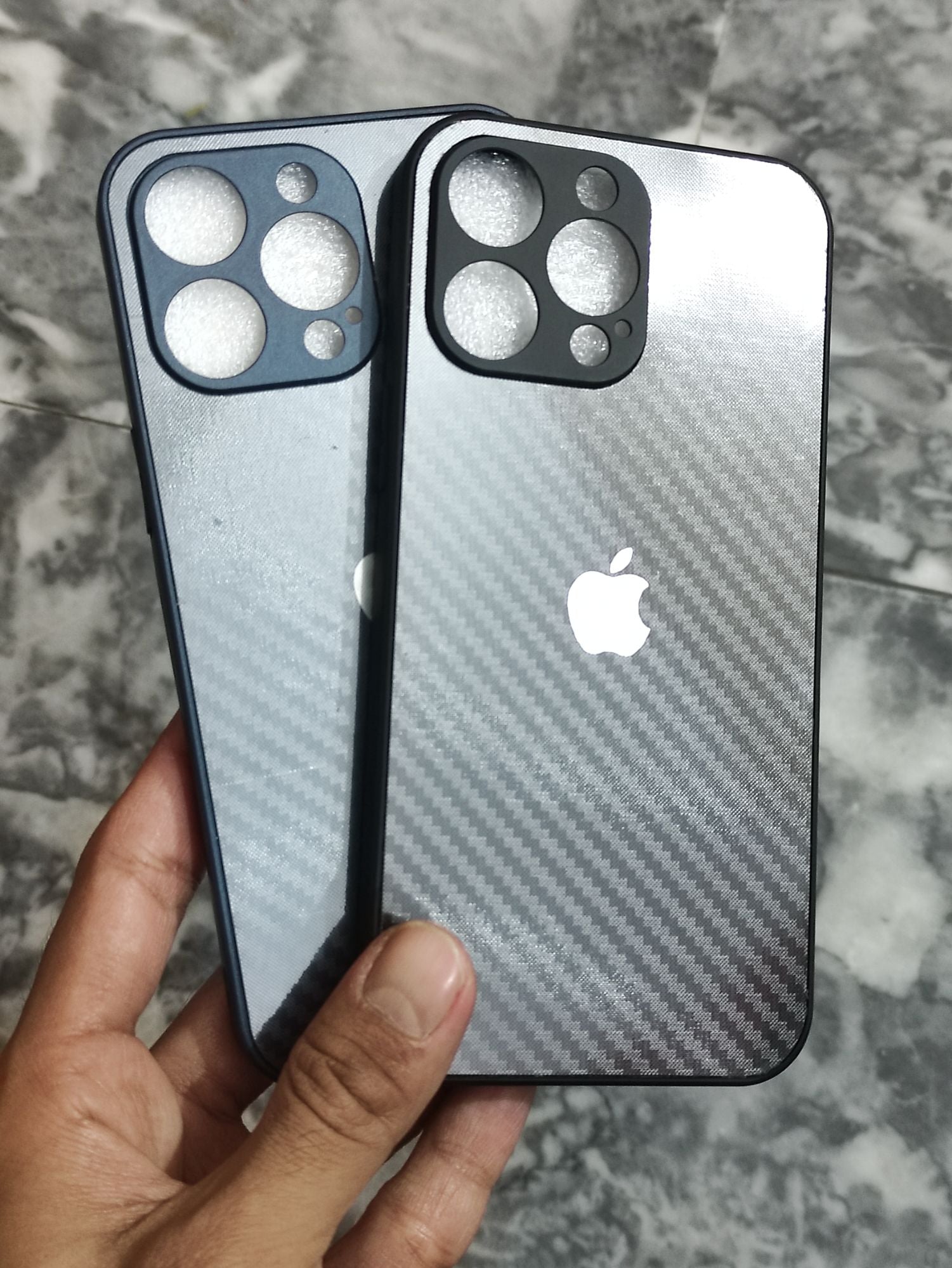 iPhone 14 Pro Max Premium Quality Carbon Fiber Back Cover