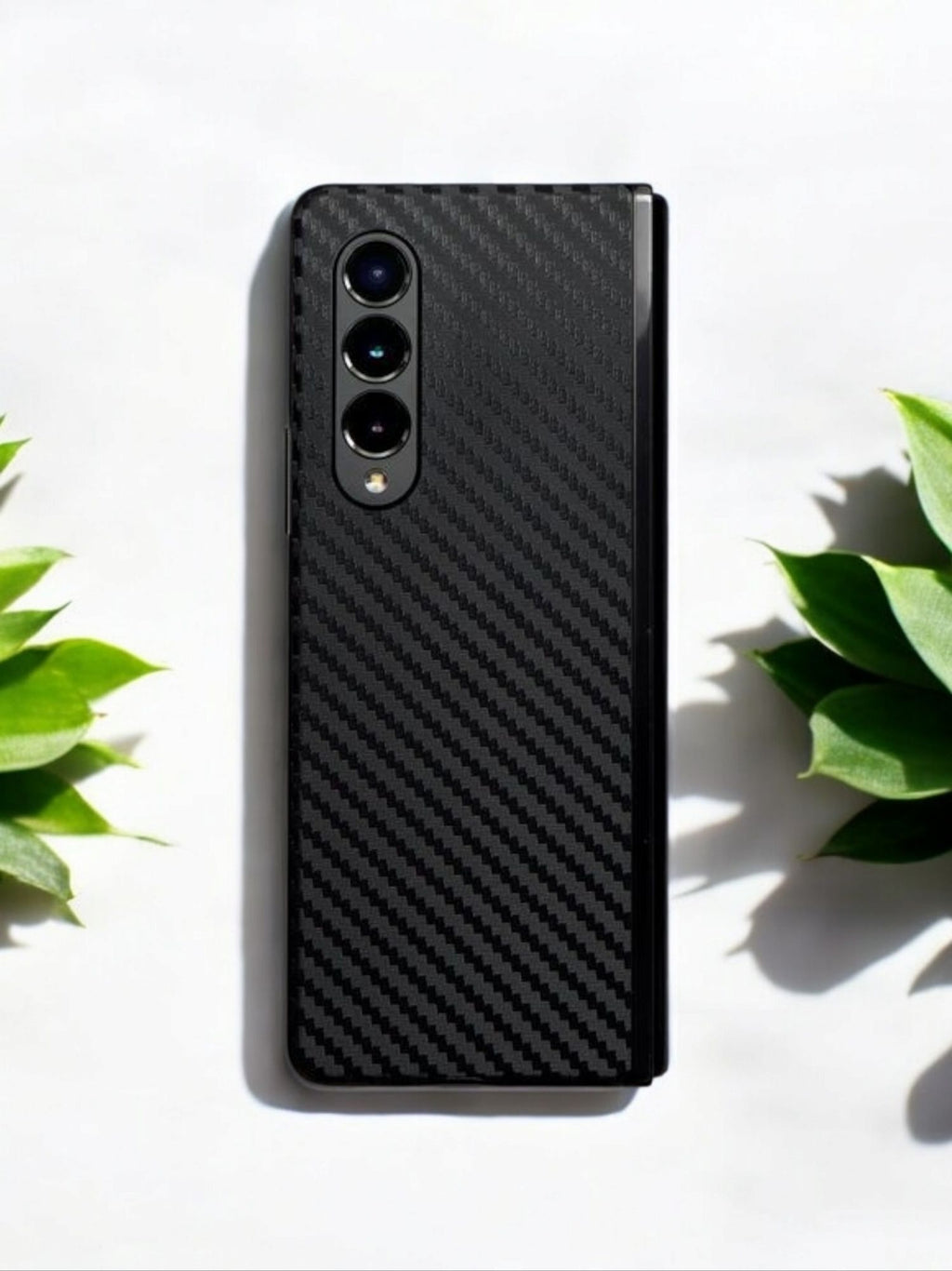 Samsung Galaxy Z Fold 3 Carbon Fiber Texture Full Skin Wrap