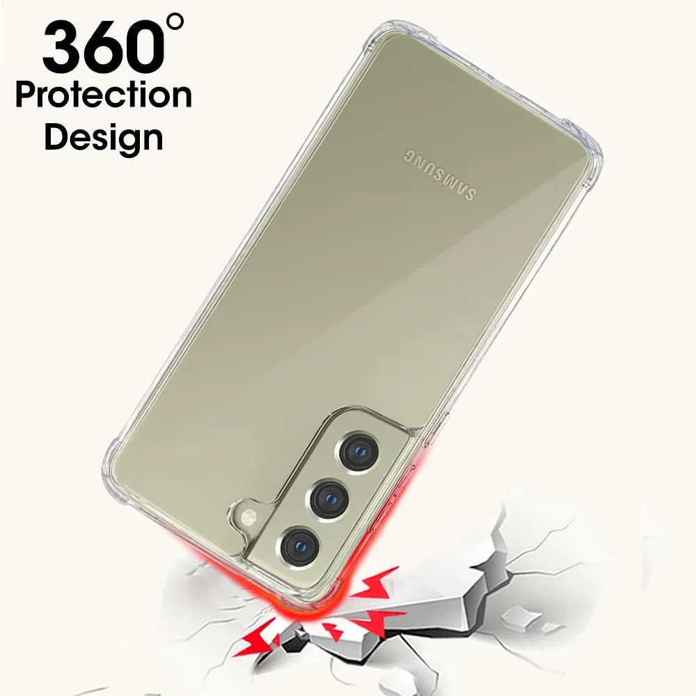 Samsung Galaxy S21 FE Soft TPU Clear Corner Protection Back Cover