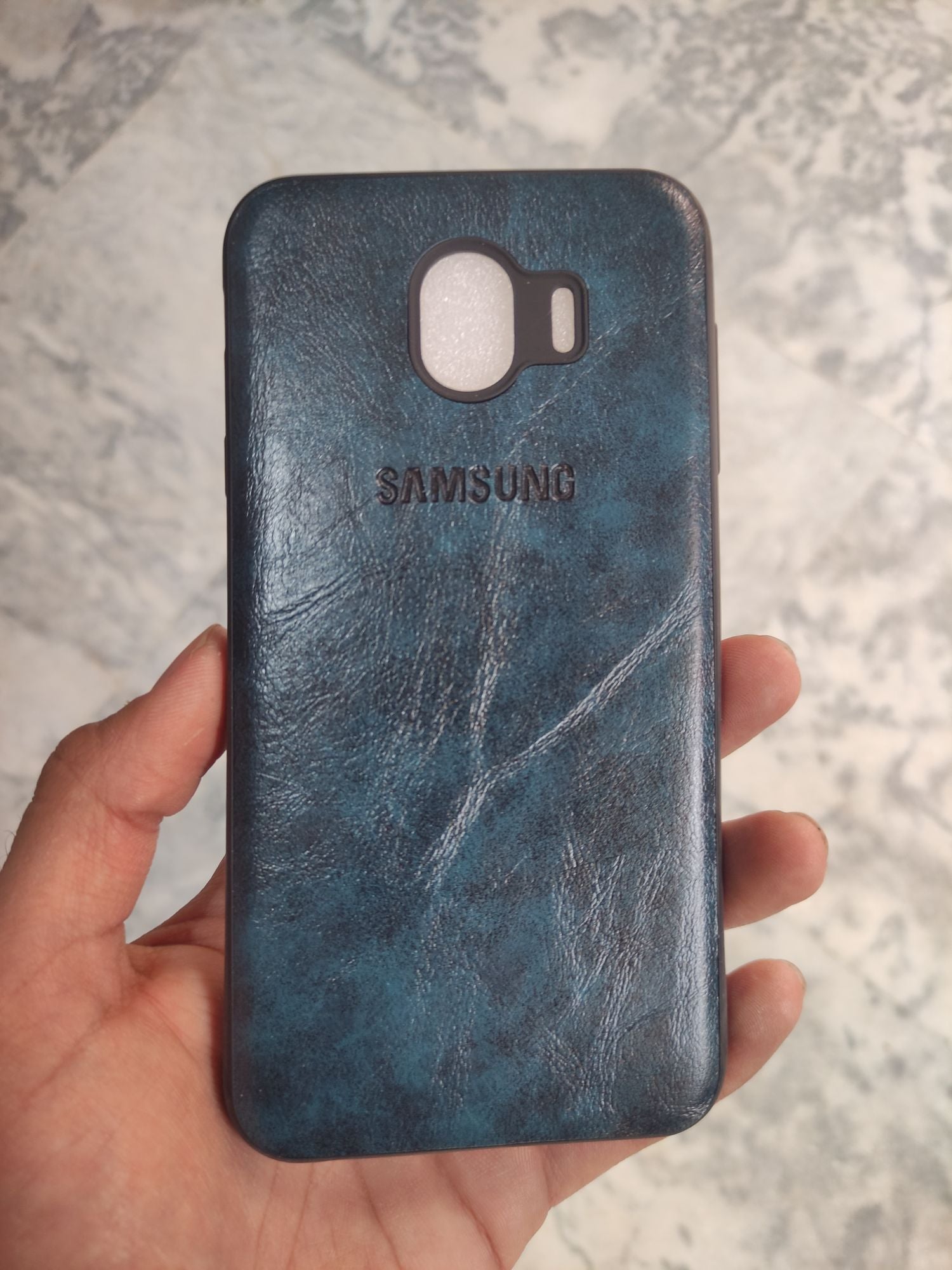 Samsung Galaxy J4 Soft Silicone Leather back cover