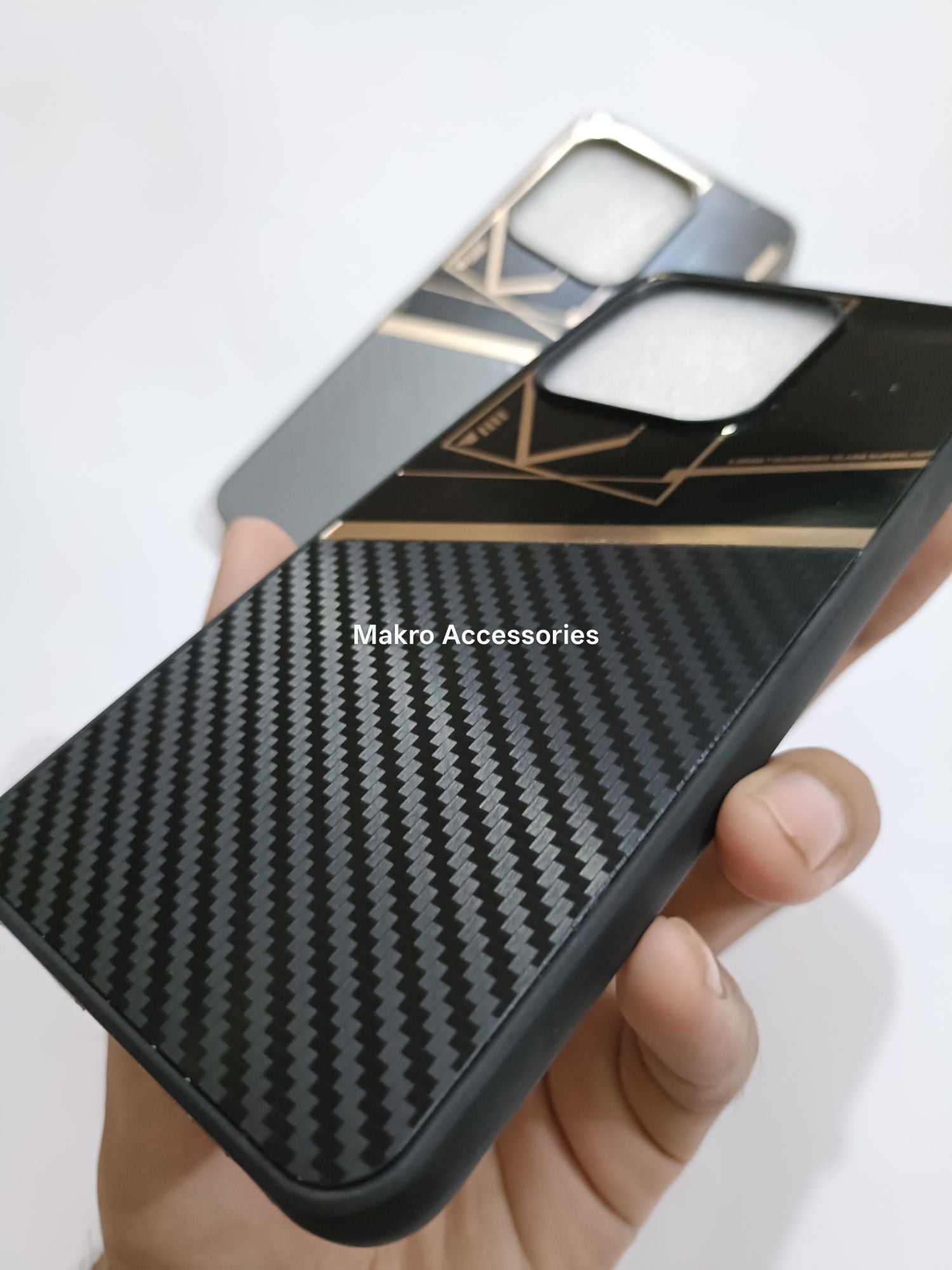 Realme C63 Premium Quality Carbon Fiber Prism Pulse back cover