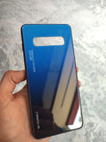 Samsung S10 Plus Real Tempered Glass Gradient Colour back cover