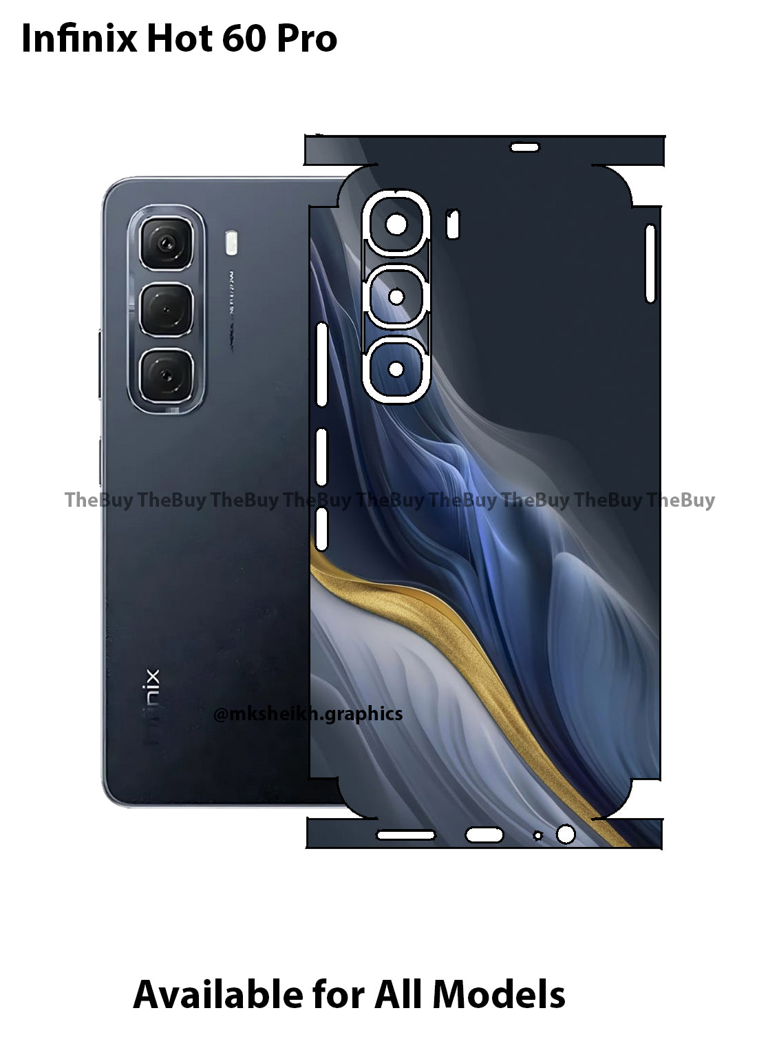 Infinix Hot 60 Pro Full Body Skin Wrap