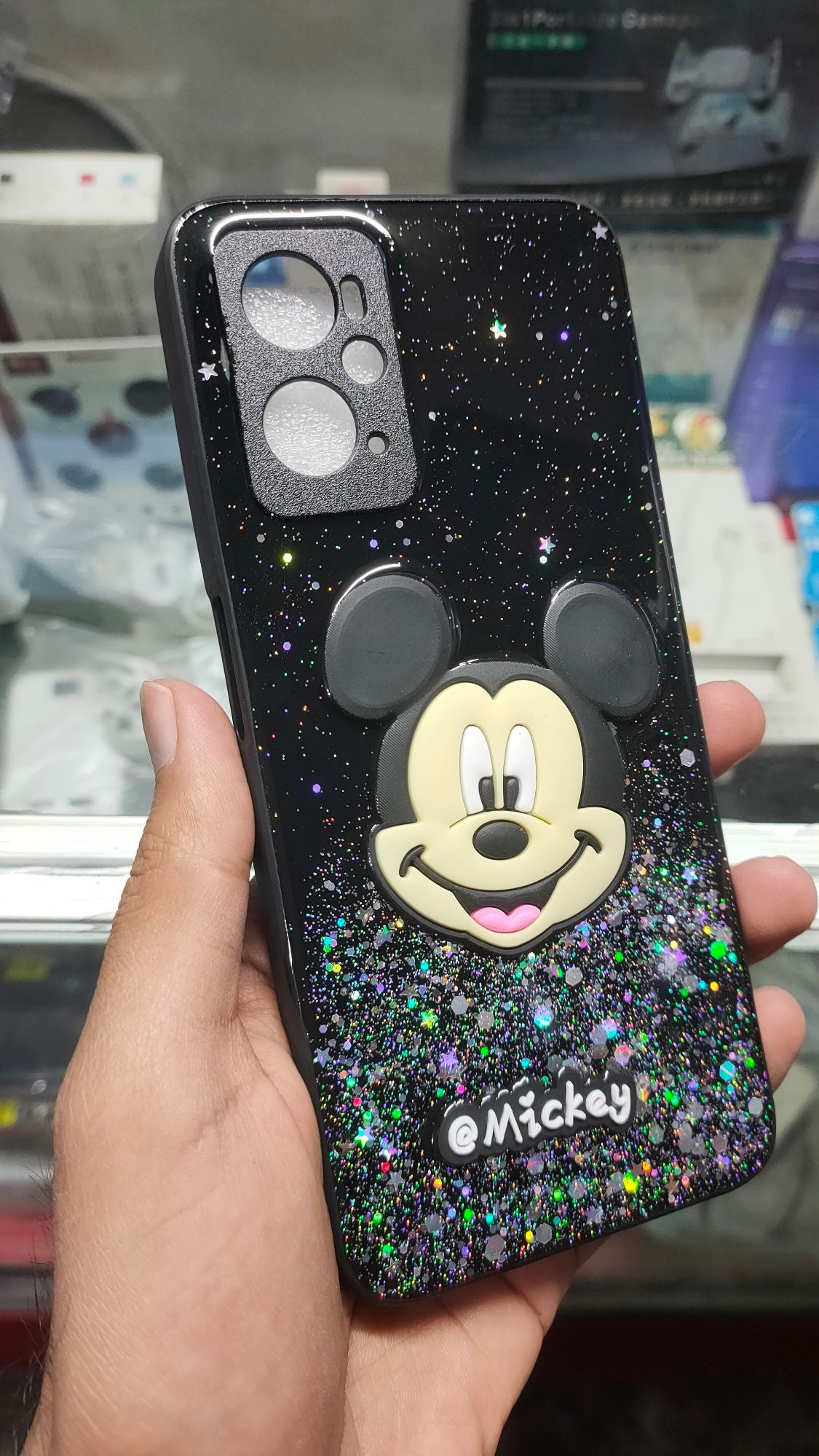 Oppo A96/A76 4G Premium Quality Glitter Carton Fancy Back Case