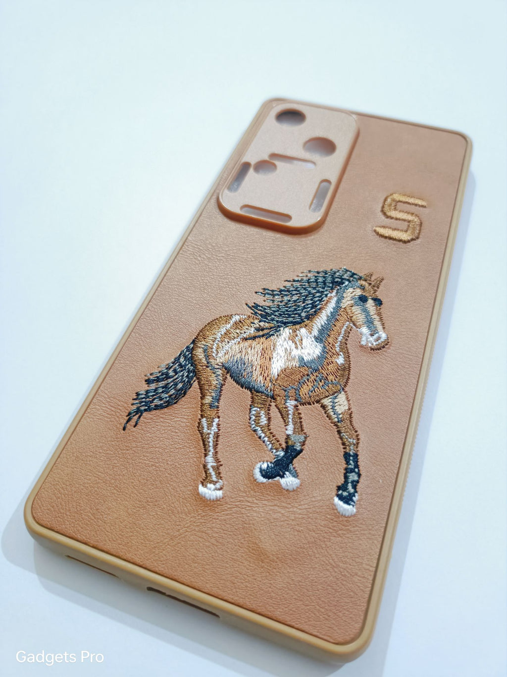 Vivo V30 5G Premium Quality Embroidery Polo Design Back cover