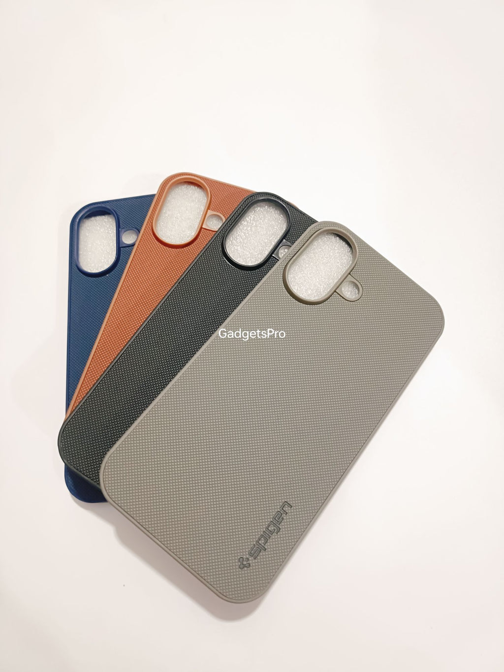 iPhone 16 Premium Quality PU Spigen Leather Tecture Back cover