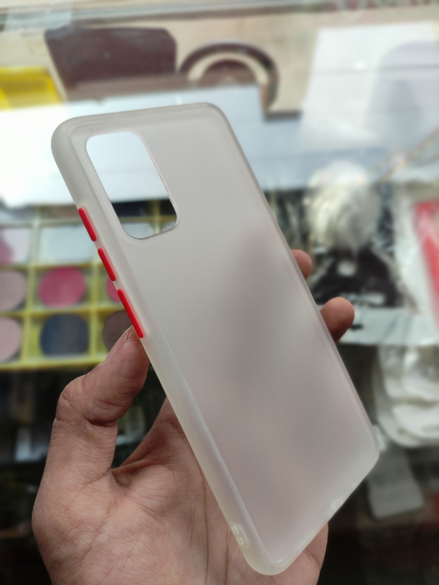 Samsung Galaxy S20 Matt Translucent Colour Buttons Back cover