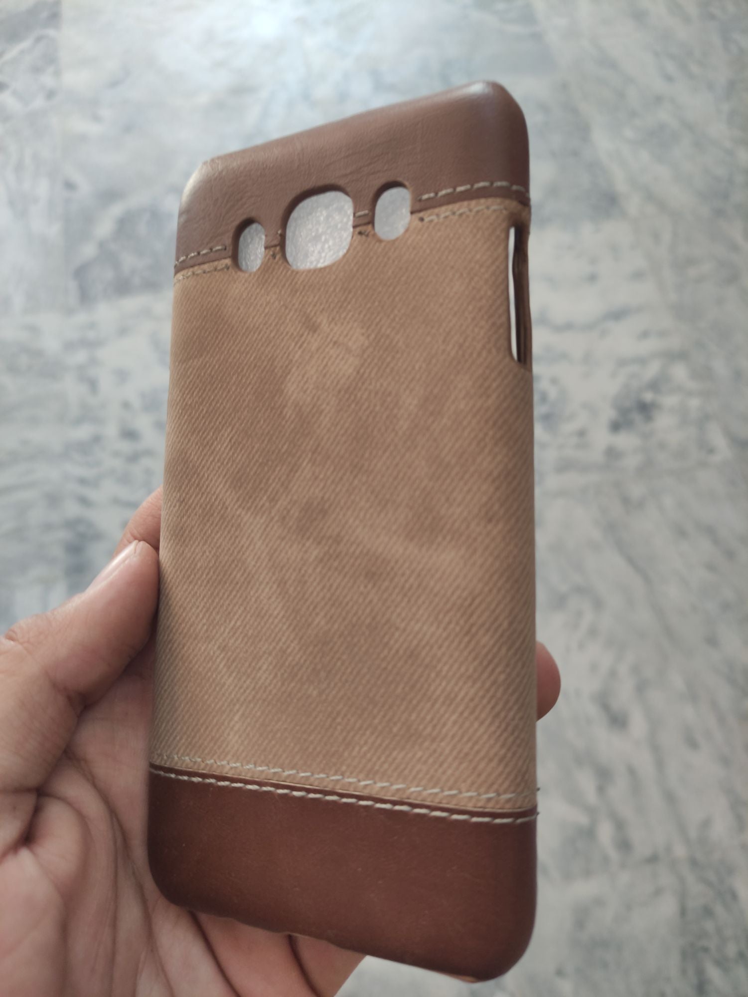 Samsung Galaxy J7 2016 Original Leather Soft Back cover