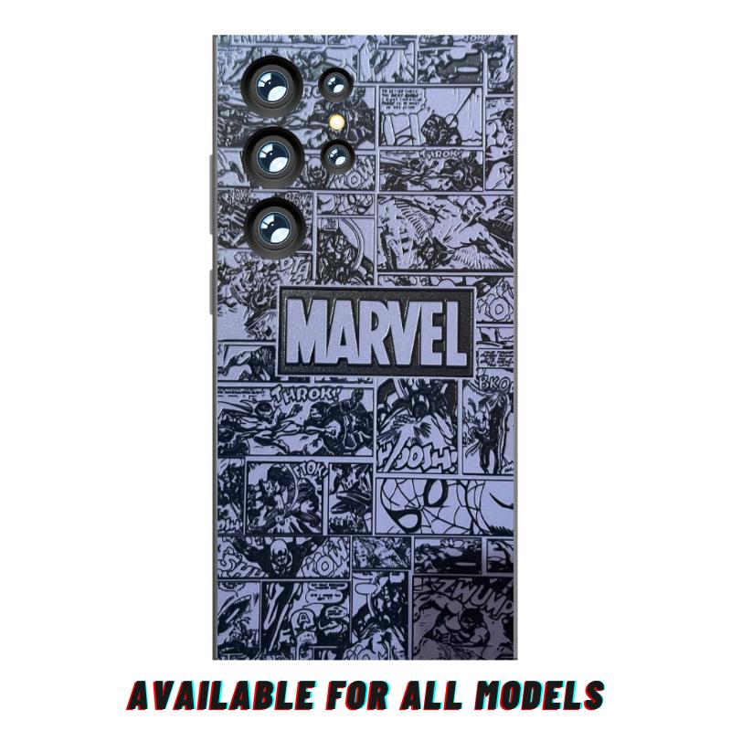 Samsung Galaxy S23 Ultra 3D Full Wrap Marvel Skin