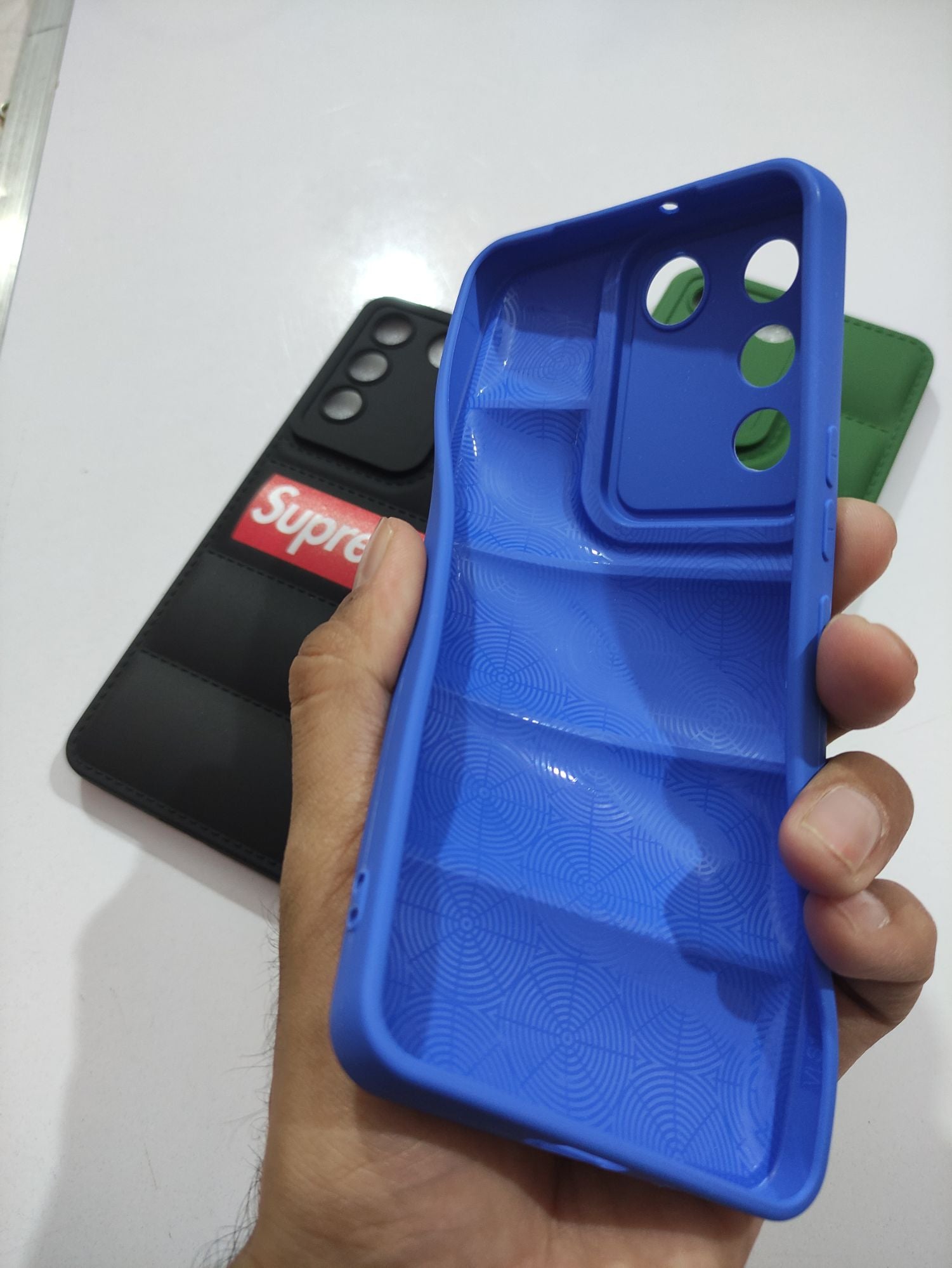 Vivo V27E Soft Silicone Puffer Back Cover
