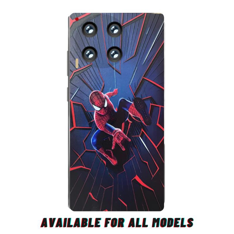 Camon 30 4G Premium Quality 3D Emboss Spiderman Full Skin Wrap
