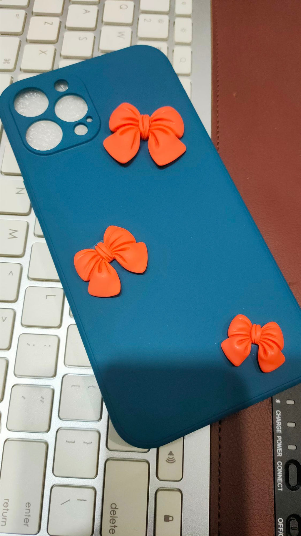 iPhone 12 Pro Max 6.7 Liquid Silicone Soft 3D Fancy Back Cover