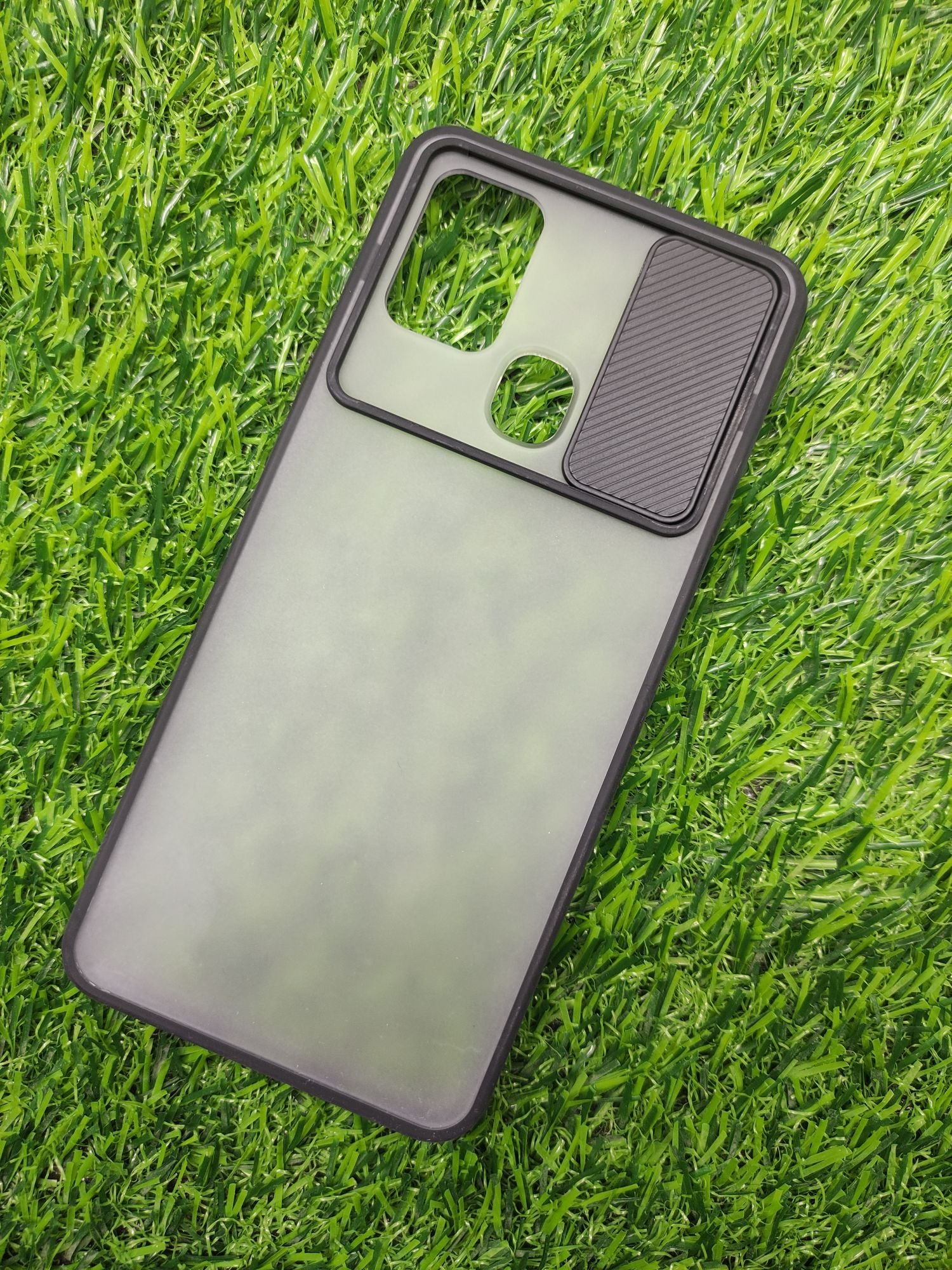 Samsung A21S Matt Translucent Camera Slider Back cover