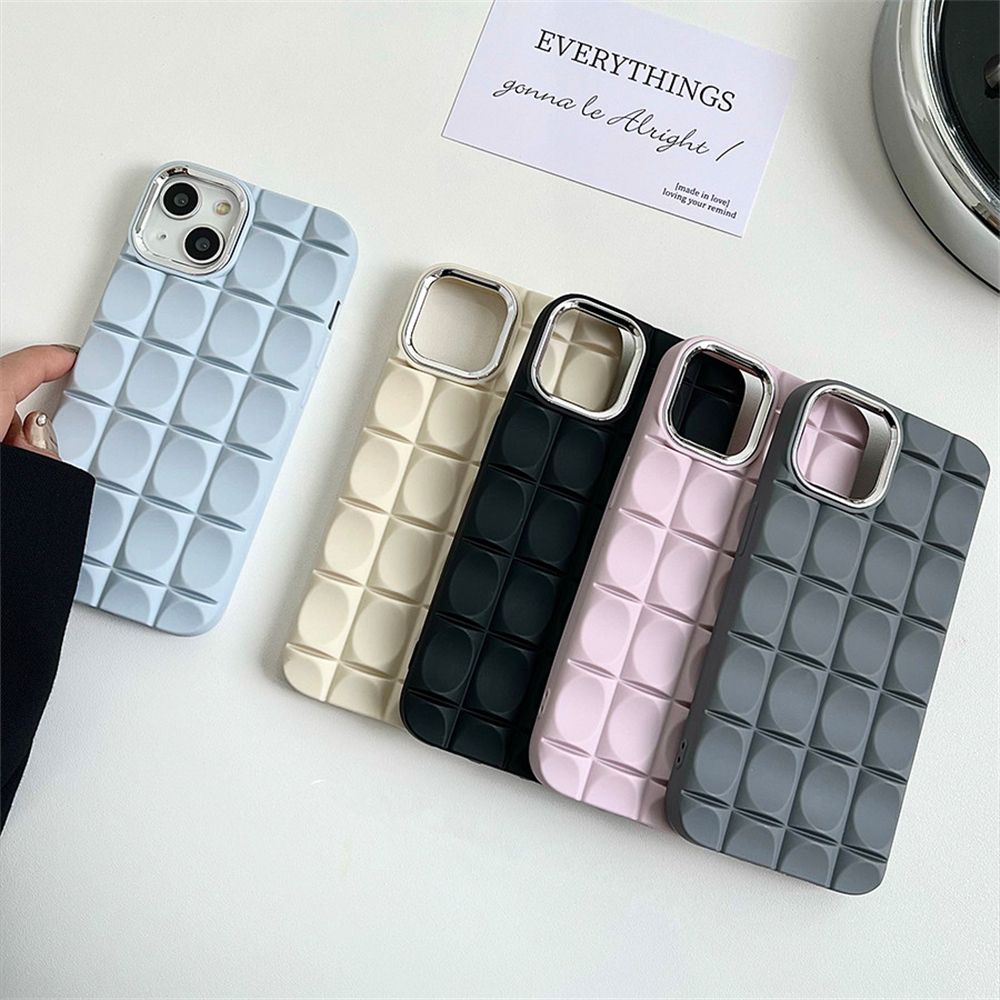 iPhone 14 Pro Max Oval 3D Embossed Back Cover