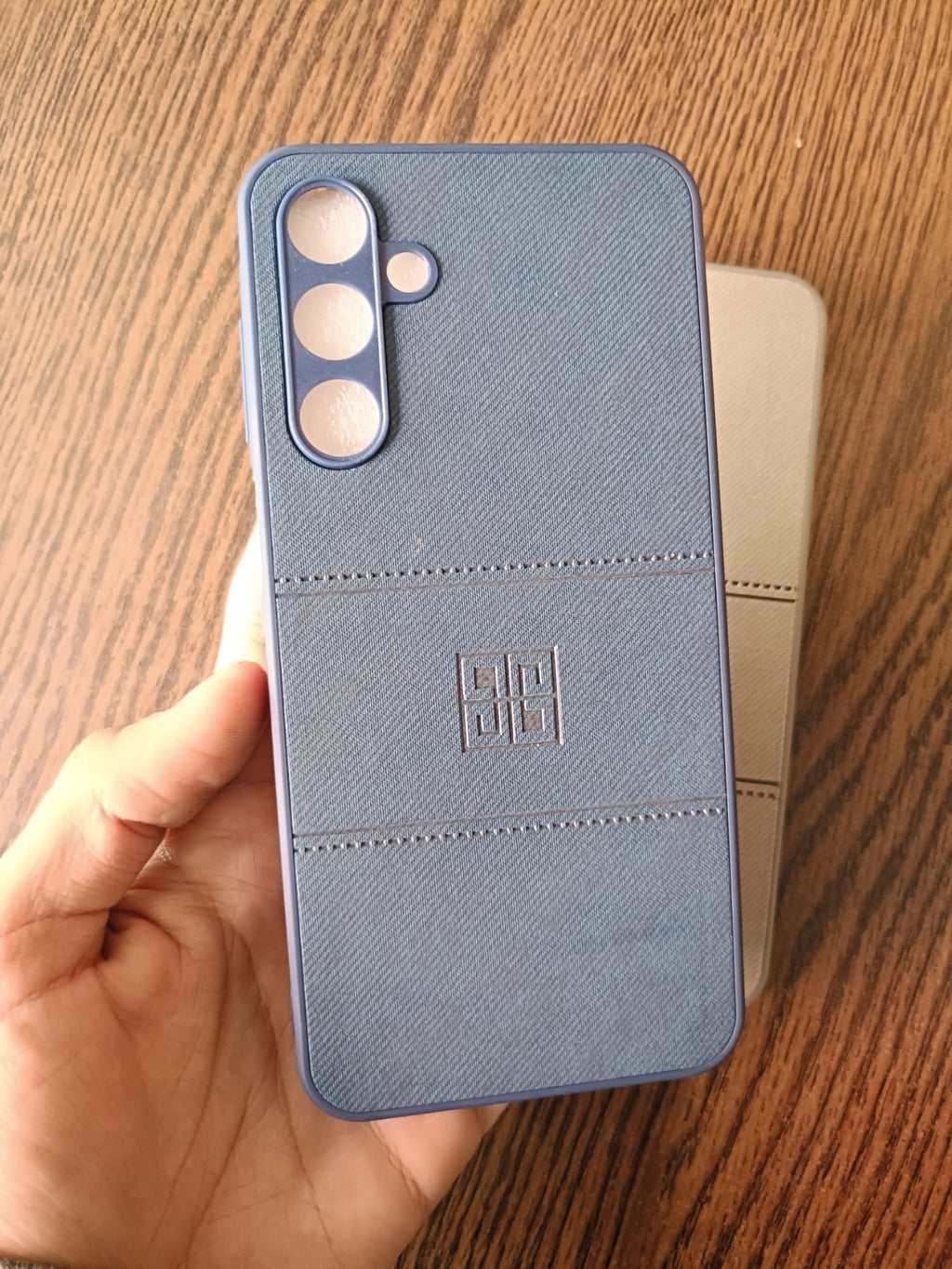 Samsung Galaxy A16 PU Leather Design Camera Protection Back Cover