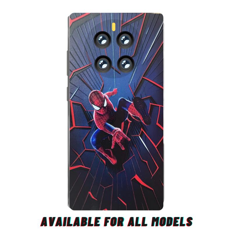 Realme 12 Plus 5G Spiderman 3D Emboss Full Skin Wrap